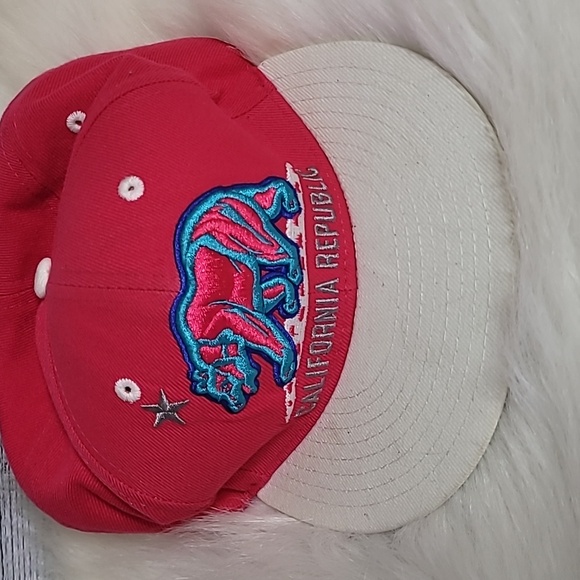 California Republic Pink Snapback Hat - Picture 1 of 7